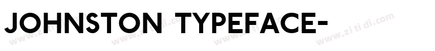 Johnston typeface字体转换